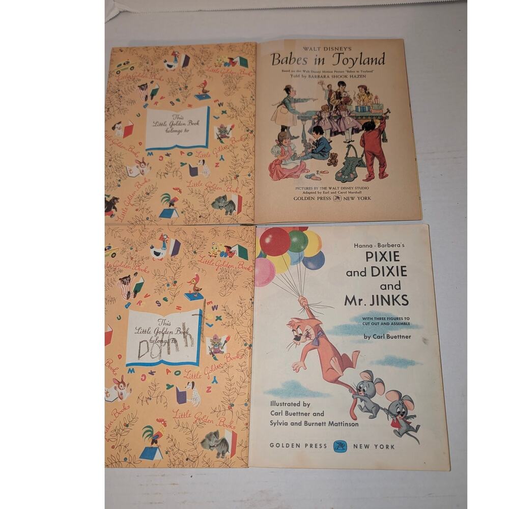 Vintage Lot 12 Little Golden Books 1960's - 90's Walt Disney Collectible - Picture 7 of 10